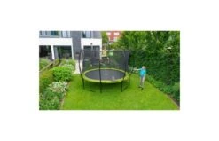 EXIT Silhouette Trampoline Met Veiligheidsnet 366 Groen -Buitenspeelgoed Winkel exit silhouette trampoline o366cm groen 6