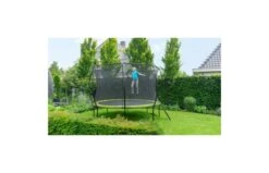 EXIT Silhouette Trampoline Met Veiligheidsnet 366 Groen -Buitenspeelgoed Winkel exit silhouette trampoline o366cm groen 7
