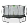 EXIT Silhouette Trampoline Met Veiligheidsnet 366 Zwart -Buitenspeelgoed Winkel exit silhouette trampoline o366cm zwart
