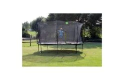 EXIT Silhouette Trampoline Met Veiligheidsnet 427 Zwart 21 EXIT Silhouette Trampoline Met Veiligheidsnet 427 Zwart -Buitenspeelgoed Winkel exit silhouette trampoline o427cm zwart 7