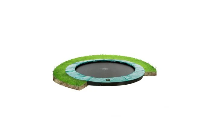 EXIT Supreme Groundlevel Trampoline 305cm Groen 3 EXIT Supreme Groundlevel Trampoline 305cm Groen