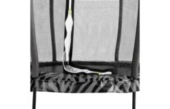 EXIT Tiggy Junior 140 Zwart-Grijs 15 EXIT Tiggy Junior 140 Zwart-Grijs -Buitenspeelgoed Winkel exit tiggy junior trampoline met veiligheidsnet o140cm zwart grijs 3