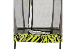 EXIT Tiggy Junior 140 Zwart-Groen 19 EXIT Tiggy Junior 140 Zwart-Groen -Buitenspeelgoed Winkel exit tiggy junior trampoline met veiligheidsnet o140cm zwart groen 3
