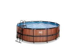 EXIT Zwembad ø427x122cm Met Zandfilterpomp
