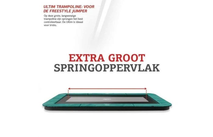 BERG Ultim Champion FlatGround 410x250 Grijs + Veiligheidsnet Deluxe Xl 10 BERG Ultim Champion FlatGround 410x250 Grijs + Veiligheidsnet Deluxe Xl - Afbeelding 8