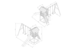 Axi Beach Tower Met Dubbele Schommel (grijs/wit) -Buitenspeelgoed Winkel f075a3691e2031570cfdb27df291f1f47a3c866d77dbda67d50366fa932b425f