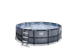 EXIT Zwembad ø450x122cm Met Zandfilterpomp