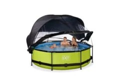 EXIT Zwembad ø300x76cm Met Overkapping, Schaduwdoek En Filterpomp -Buitenspeelgoed Winkel f9375fa5f1431393e4de04a6ed747cd93f9df99c3c43958d2fd5acddef076639