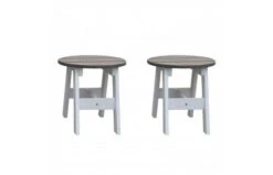 AXI 2-delige Picknick Krukjes Set Rond (grijs/wit)