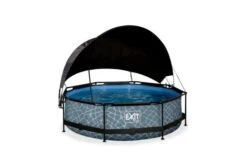 EXIT Zwembad ø300x76cm Met Schaduwdoek En Filterpomp