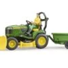 Bruder 62104 John Deere Zitmaaier Met Tuinman En Accessoires -Buitenspeelgoed Winkel grasmaaier