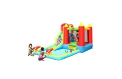 Happy Hop Springkussen Met Waterglijbaan