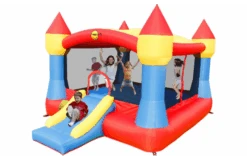 Happy Hop Springkussen Super Kasteel Met Glijbaan