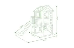 Smoby Speelhuisje Met Veranda -Buitenspeelgoed Winkel house on stilts 810800 10