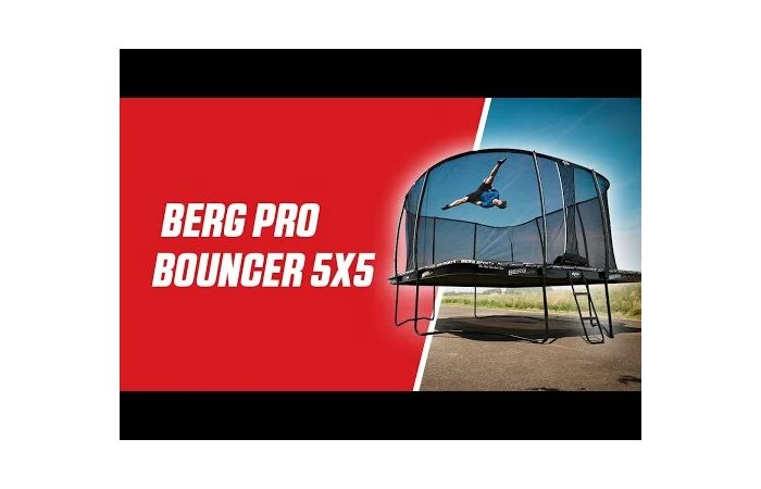 BERG Ultim Pro Bouncer Flatground 5x5 + Veiligheidsnet Deluxe XL 6 BERG Ultim Pro Bouncer Flatground 5x5 + Veiligheidsnet Deluxe XL - Afbeelding 4