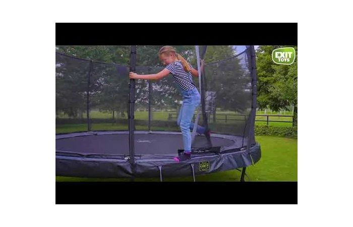 EXIT Elegant Premium Trampoline Met Deluxe Veiligheidsnet 214x366 Rood 13 EXIT Elegant Premium Trampoline Met Deluxe Veiligheidsnet 214x366 Rood - Afbeelding 11