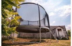 Akrobat Orbit PRO Above Ground Trampoline Antraciet 26 Akrobat Orbit PRO Above Ground Trampoline Antraciet -Buitenspeelgoed Winkel ielvvgr8