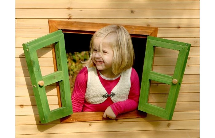 Axi Jesse Speelhuis Bruin/groen 2 Axi Jesse Speelhuis Bruin/groen