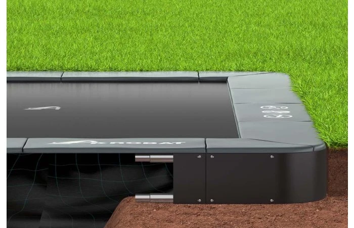 Akrobat Orbit Flat To The Ground Trampoline Met Veiligheidsnet 7 Akrobat Orbit Flat To The Ground Trampoline Met Veiligheidsnet - Afbeelding 5