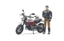 Bruder 63051 Scrambler Ducati Desert Sled En Bestuurder -Buitenspeelgoed Winkel man 1