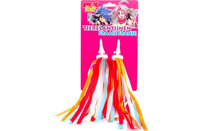 Pexkids Streamers Blauw-oranje Franje 3 Pexkids Streamers Blauw-oranje Franje