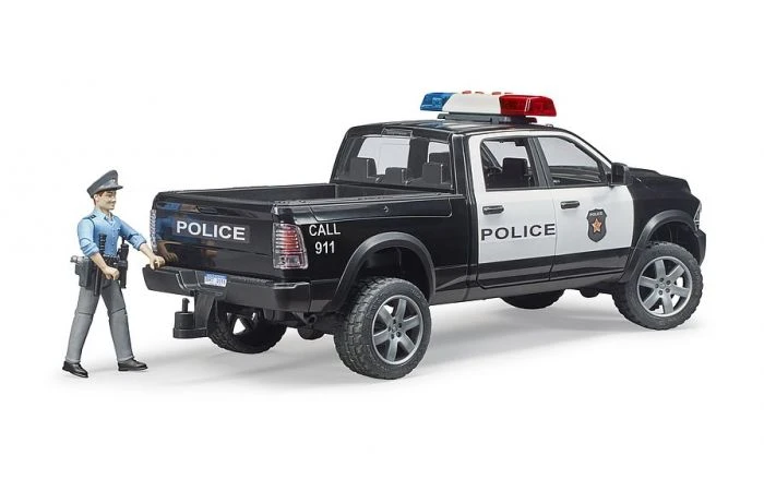 Bruder 2505 RAM 25 Politievoertuig Met Politieman 4 Bruder 2505 RAM 25 Politievoertuig Met Politieman - Afbeelding 2