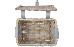 Basil Mand Riet Denton M 24L + Deksel Grey 39x27x25cm