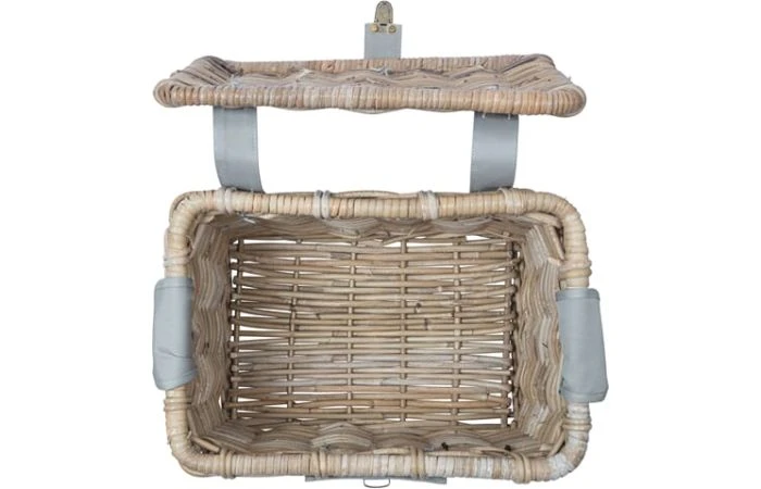 Basil Mand Riet Denton M 24L + Deksel Grey 39x27x25cm 3 Basil Mand Riet Denton M 24L + Deksel Grey 39x27x25cm