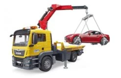 Bruder 3750 MAN LKW Trekker En Aanhanger Met Licht En Geluid -Buitenspeelgoed Winkel rod 2