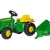Rolly Toys RollyKid John Deere Traptractor Met Aanhanger 1 Rolly Toys RollyKid John Deere Traptractor Met Aanhanger -Buitenspeelgoed Winkel rolly toys traptractor rollykid john deere jongens groen 176070