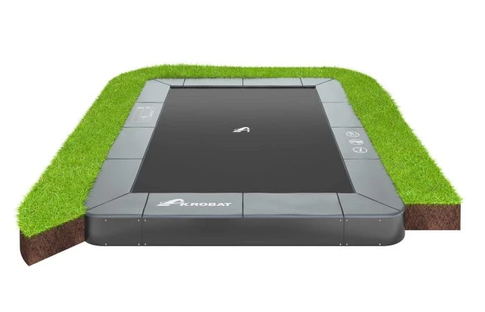 Akrobat Orbit Flat To The Ground Trampoline Met Veiligheidsnet 8 Akrobat Orbit Flat To The Ground Trampoline Met Veiligheidsnet - Afbeelding 6