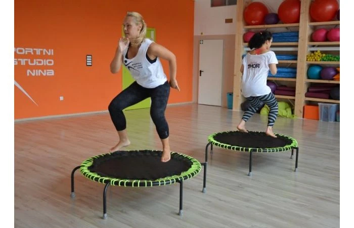 Akrobat Mini Trampoline Aerobic Speed Bouncer, Incl. Beugel 6 Akrobat Mini Trampoline Aerobic Speed Bouncer, Incl. Beugel - Afbeelding 4