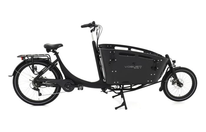 VOGUE Superior 2 Elektrische Bakfiets Zwart/Zwart 3 VOGUE Superior 2 Elektrische Bakfiets Zwart/Zwart