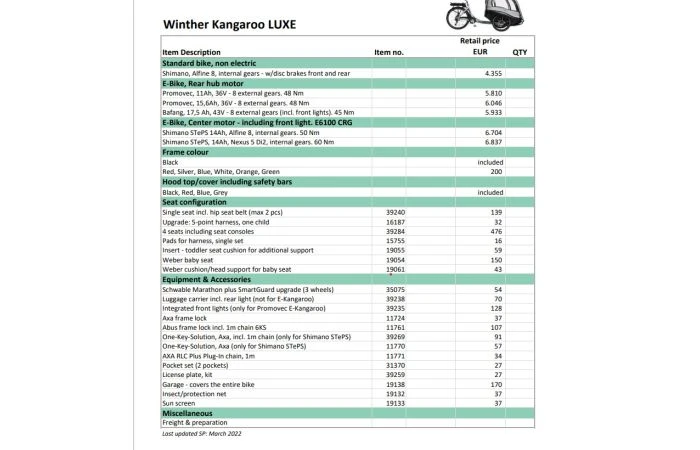 Winther Bikes Kangaroo Luxe Bakfiets 3 Winther Bikes Kangaroo Luxe Bakfiets