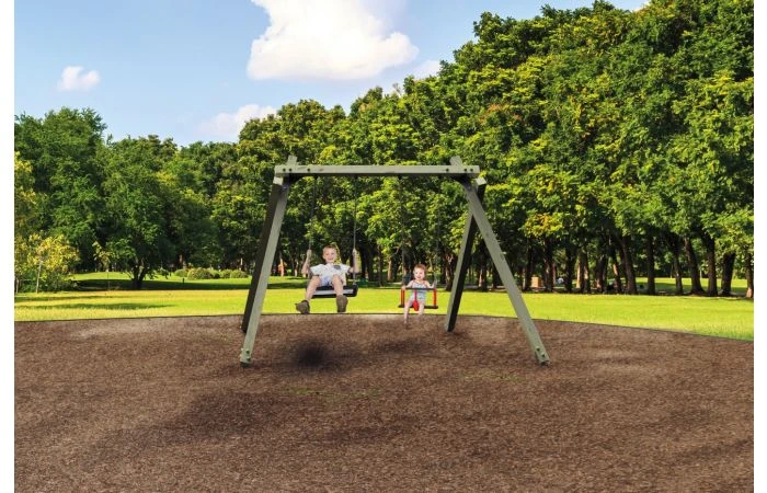 White Rhino Ridge Schommel (2 Schommels) 4 White Rhino Ridge Schommel (2 Schommels) - Afbeelding 2