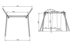 White Rhino Ridge Schommel (2 Schommels) 11 White Rhino Ridge Schommel (2 Schommels) -Buitenspeelgoed Winkel schommel ridge white rhino 1