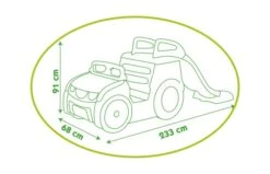 Smoby Adventure Speelhuis Auto Met Glijbaan En Zandbak -Buitenspeelgoed Winkel smoby avonturen auto 3 os