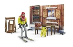 Bruder 63102 Berghut Met Snowmobil -Buitenspeelgoed Winkel sneeuw 3