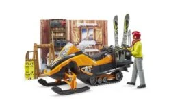 Bruder 63102 Berghut Met Snowmobil -Buitenspeelgoed Winkel sneeuw 4