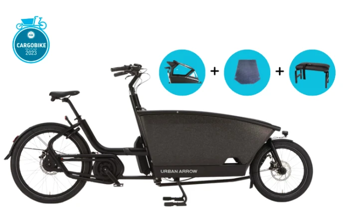 Urban Arrow Family Performance Essential Zwart 3 Urban Arrow Family Performance Essential Zwart