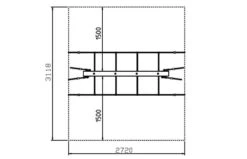 White Rhino Verbindingsbrug -Buitenspeelgoed Winkel verbindingsbrug link 2 white rhino benodigde ruimte 1
