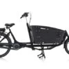 VOGUE Carry 2 Elektrische Bakfiets Zwart/Zwart 2 VOGUE Carry 2 Elektrische Bakfiets Zwart/Zwart -Buitenspeelgoed Winkel vogue carry 2 matt black black e1609162714556