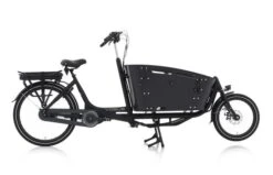 VOGUE Carry 2 Elektrische Bakfiets Zwart/Zwart