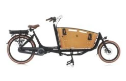 VOGUE Carry 2 Elektrische Bakfiets Zwart/Bruin
