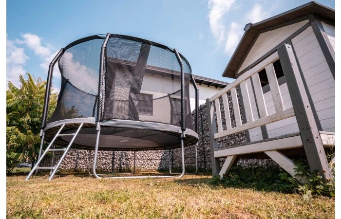 Akrobat Orbit PRO Above Ground Trampoline Antraciet 11 Akrobat Orbit PRO Above Ground Trampoline Antraciet - Afbeelding 9